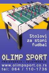 Olimp sport, Beograd - stolovi za stoni fudbal