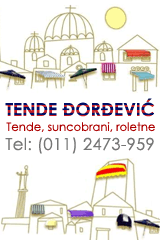Tende Đorđević, Beograd - tende, suncobrani, roletne