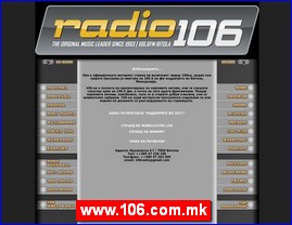 Radio stations, www.106.com.mk