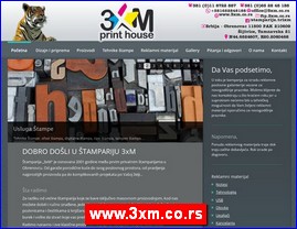 Grafiki dizajn, tampanje, tamparije, firmopisci, Srbija, www.3xm.co.rs