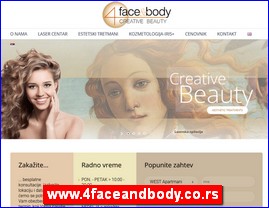 Laser center, permanent laser epilation, removal of hyperpigmentation, removal of capillaries, rejuvenation, rejuvenation, pseudofolliculitis of the beard, radio wave lifting, aesthetic treatments, mesotherapy, Belgrade, www.4faceandbody.co.rs