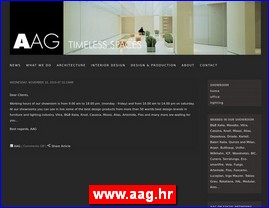 Arhitektura, projektovanje, www.aag.hr