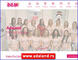 Kindergartens, nurseries, www.adaland.rs