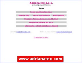 Bedding, textiles, www.adrianatex.com