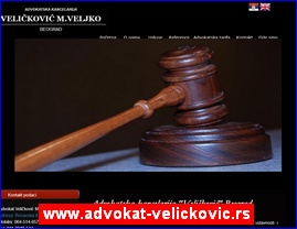 Lawyers, law offices, www.advokat-velickovic.rs