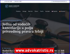 Lawyers, law offices, www.advokatristic.rs