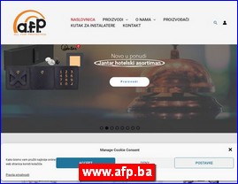 Alarms, security, www.afp.ba