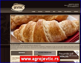 Bakeries, bread, pastries, www.agrojevtic.rs