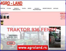 Poljoprivredne maine, mehanizacija, alati, www.agroland.rs