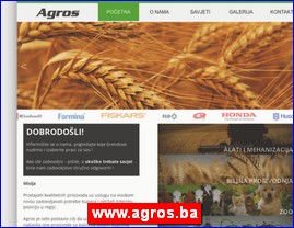 Agricultural machines, mechanization, tools, www.agros.ba