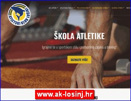 Sportski klubovi, atletika, atletski klubovi, gimnastika, gimnastički klubovi, aerobik, pilates, Yoga, www.ak-losinj.hr