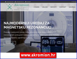 Clinics, doctors, hospitals, spas, laboratories, www.akromion.hr