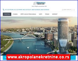 Nekretnine, Srbija, www.akropolanekretnine.co.rs