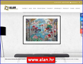 Picture galleries, painters, studios, painting, www.alan.hr