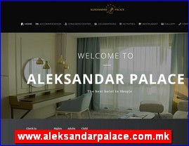 Hoteli, smetaj, Severna Makedonija, www.aleksandarpalace.com.mk