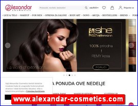Cosmetics, cosmetic products, www.alexandar-cosmetics.com