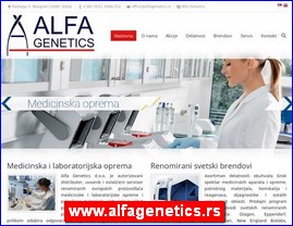 Medicinski aparati, ureaji, pomagala, medicinski materijal, oprema, www.alfagenetics.rs