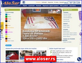 Floor coverings, parquet, carpets, www.aloser.rs