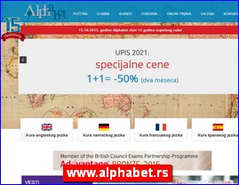 Foreign language schools, www.alphabet.rs