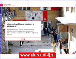 Picture galleries, painters, studios, painting, www.aluo.uni-lj.si