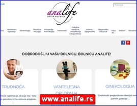 Clinics, doctors, hospitals, spas, Serbia, www.analife.rs