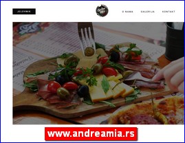 Pizza, pizzerias, pancake houses, www.andreamia.rs