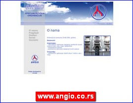 Clinics, doctors, hospitals, spas, Serbia, www.angio.co.rs