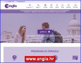 kole stranih jezika, www.angla.hr