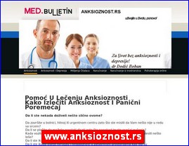 Clinics, doctors, hospitals, spas, Serbia, www.anksioznost.rs
