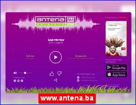 Radio stations, www.antena.ba