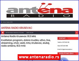 Radio stations, www.antenaradio.rs