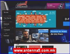 Radio stations, www.antenna5.com.mk