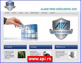 Alarmi, obezbedjenje, www.api.rs