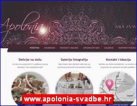 Catering, organization of celebrations, organization of weddings, www.apolonia-svadbe.hr