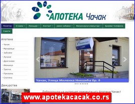 Drugs, preparations, pharmacies, www.apotekacacak.co.rs