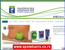 Drugs, preparations, pharmacies, www.apotekanis.co.rs