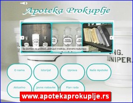 Drugs, preparations, pharmacies, www.apotekaprokuplje.rs