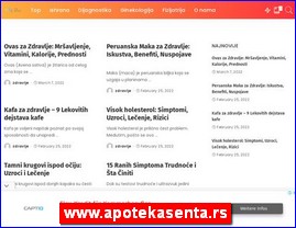 Drugs, preparations, pharmacies, www.apotekasenta.rs