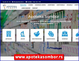 Drugs, preparations, pharmacies, www.apotekasombor.rs