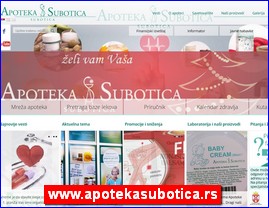 Drugs, preparations, pharmacies, www.apotekasubotica.rs