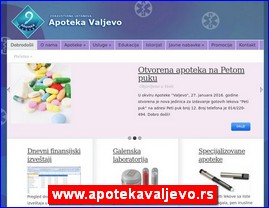 Drugs, preparations, pharmacies, www.apotekavaljevo.rs