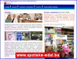 Drugs, preparations, pharmacies, www.apoteke-edal.ba