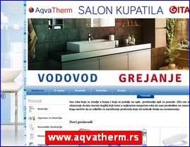 Sanitaries, plumbing, www.aqvatherm.rs