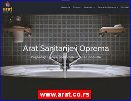 Sanitaries, plumbing, www.arat.co.rs