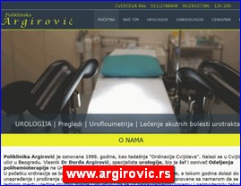 Clinics, doctors, hospitals, spas, Serbia, www.argirovic.rs