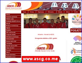 Sportski klubovi, atletika, atletski klubovi, gimnastika, gimnastički klubovi, aerobik, pilates, Yoga, www.ascg.co.me