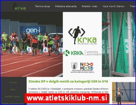 Sportski klubovi, atletika, atletski klubovi, gimnastika, gimnastički klubovi, aerobik, pilates, Yoga, www.atletskiklub-nm.si