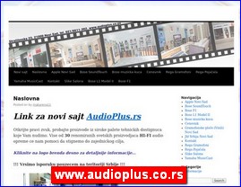 Bela tehnika, Srbija, www.audioplus.co.rs