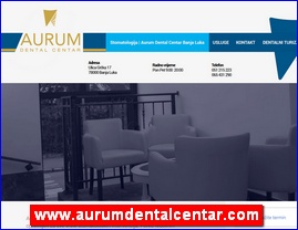 Stomatološke ordinacije, stomatolozi, zubari, www.aurumdentalcentar.com