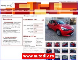Car sales, www.autodiv.rs